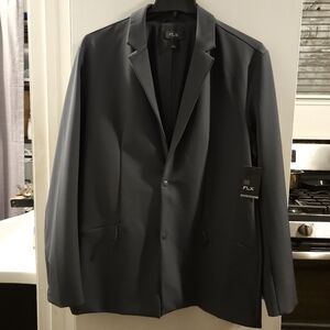 Men's grey performance blazer